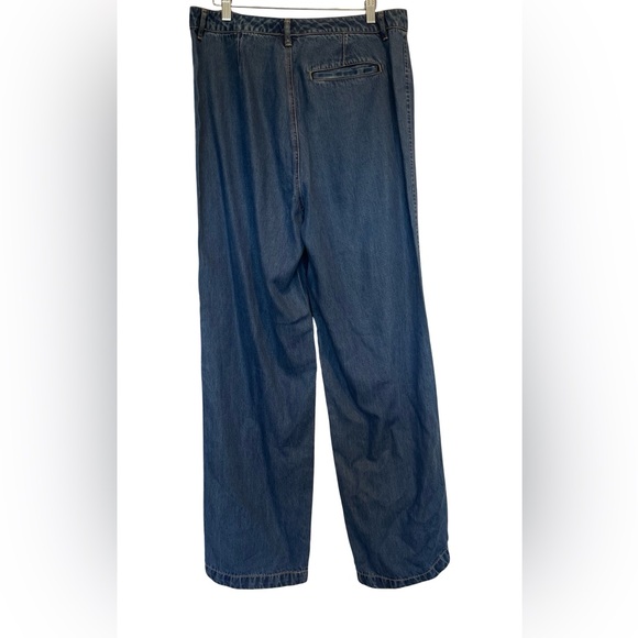 So Blue 100% Lyocell Tencel Blue Jeans Hi Rise Buttery Soft Size 14 - Picture 3 of 11